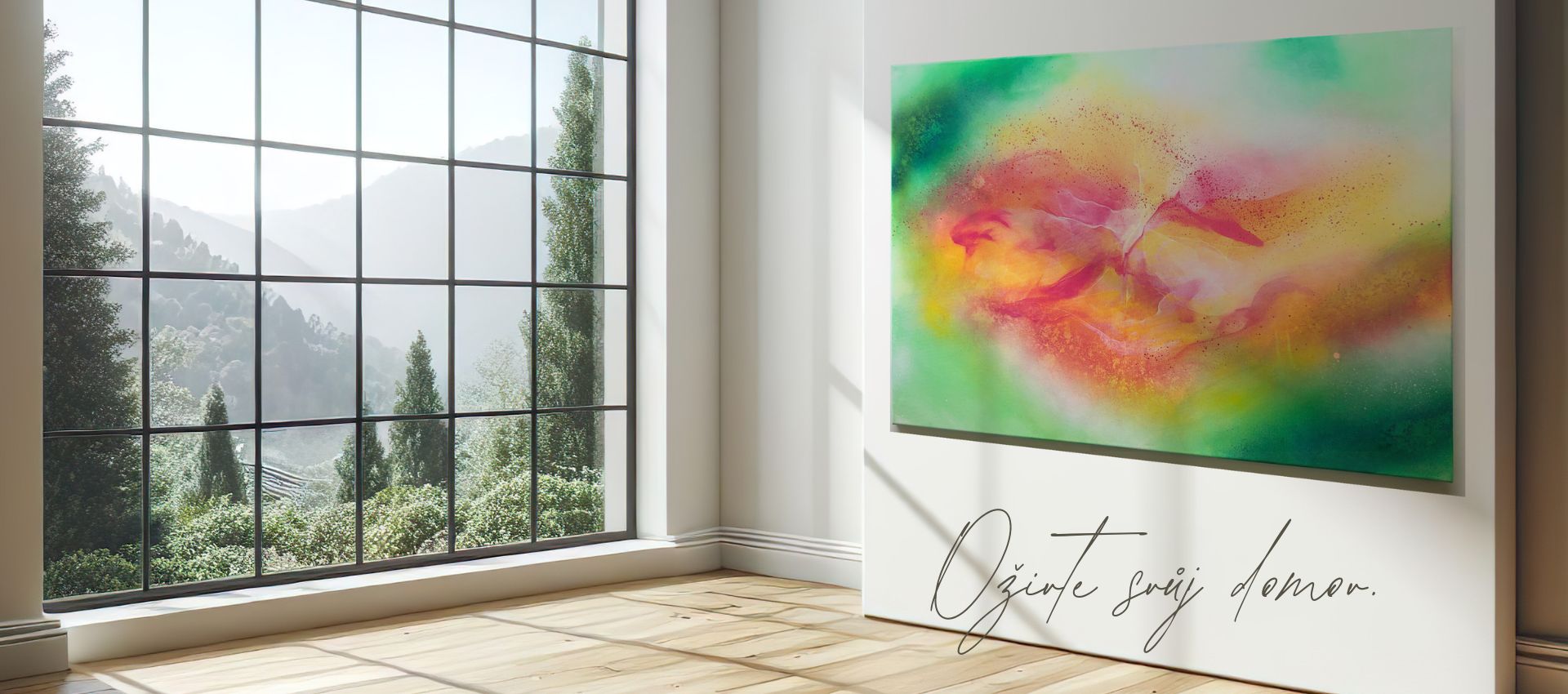 Originální abstraktní obraz na plátně - Anna Valášková ARTIST